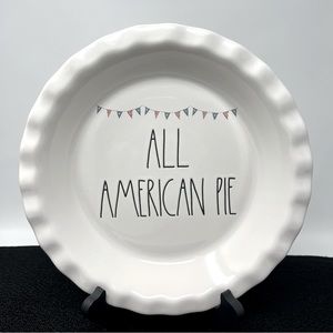 RAE DUNN All American Pie Plate